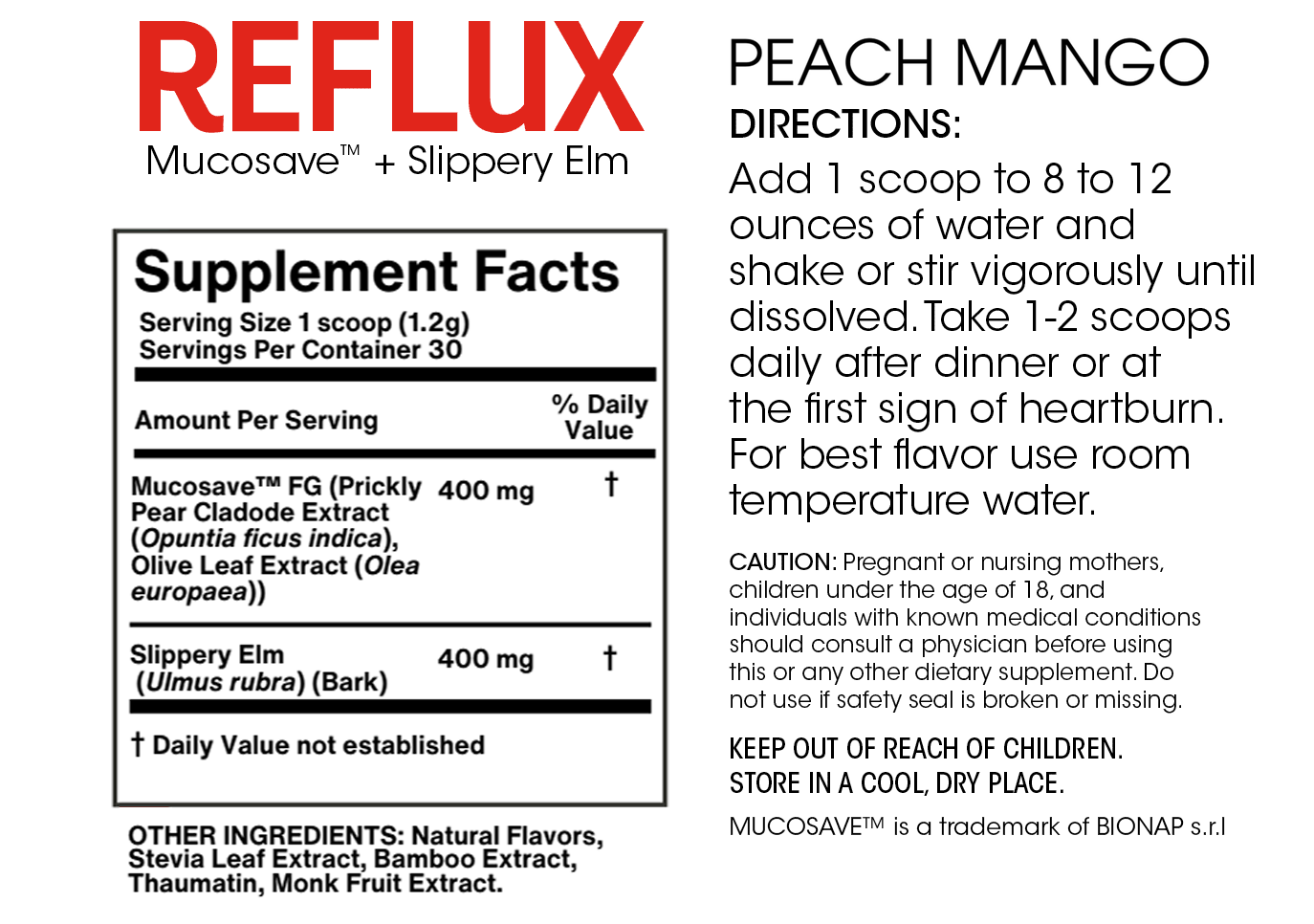 Reflux - Mucosal Support for Acid Issues!